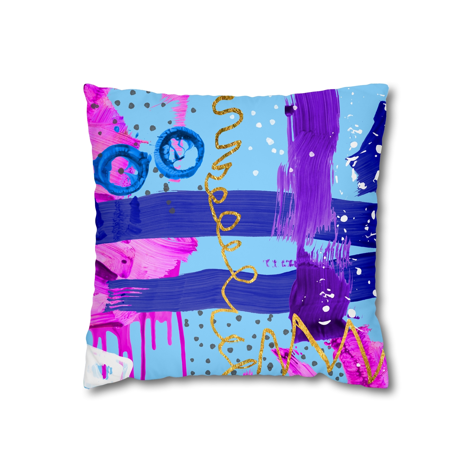 Full-size image of Picture of Melody, Scarlett Matulis Fluffy Jelly Throw Pillow