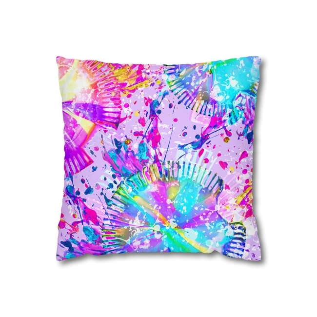 Full-size image of Picture of Melody, Scarlett Matulis Cozy Jelly Throw Pillow